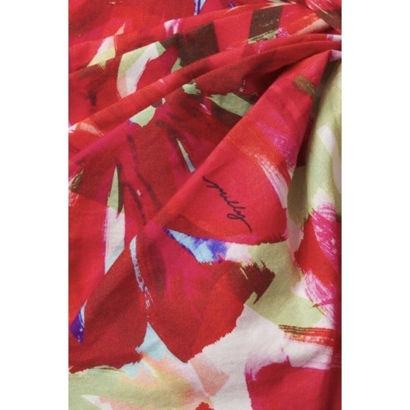 Milly Noah Brushstroke Poplin Maxi Dress Womens Size 2 $425 - Picture 6 of 16